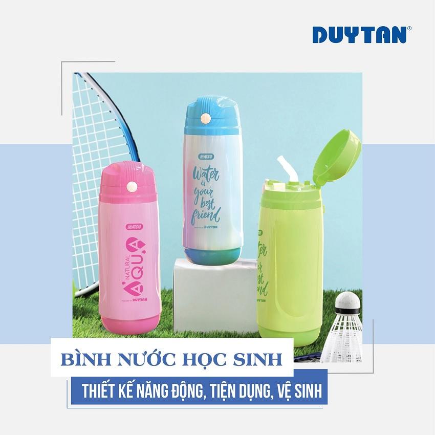 Bình nước học sinh nhựa Duy Tân Matsu dung tích 500ml - Màu sắc sinh động , tiện lợi , vệ sinh