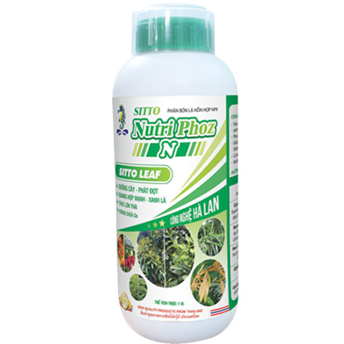 Phân bón lá NPK đậm đặc hóa lỏng SITTO LEAF chai 500ml