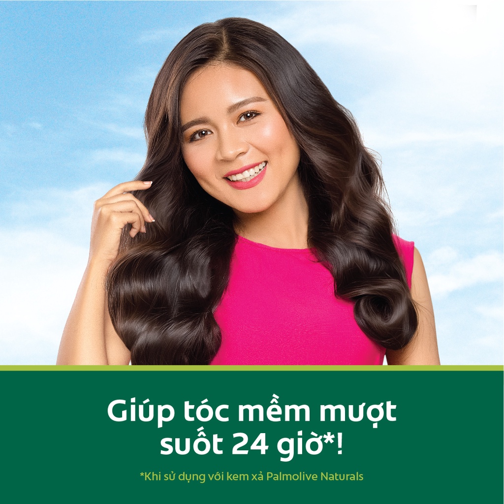 Bộ 12 gói dầu gội Palmolive Men có dầu xả dành cho nam làm sạch gàu từ than tre 6gx12