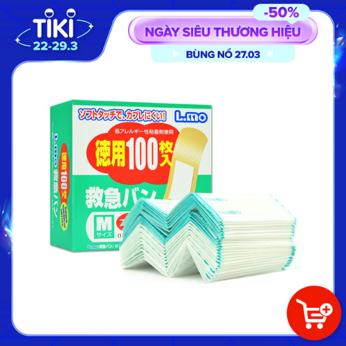 Băng Cá Nhân Urgo (Set 100 Miếng) - Nội Địa Nhật Bản