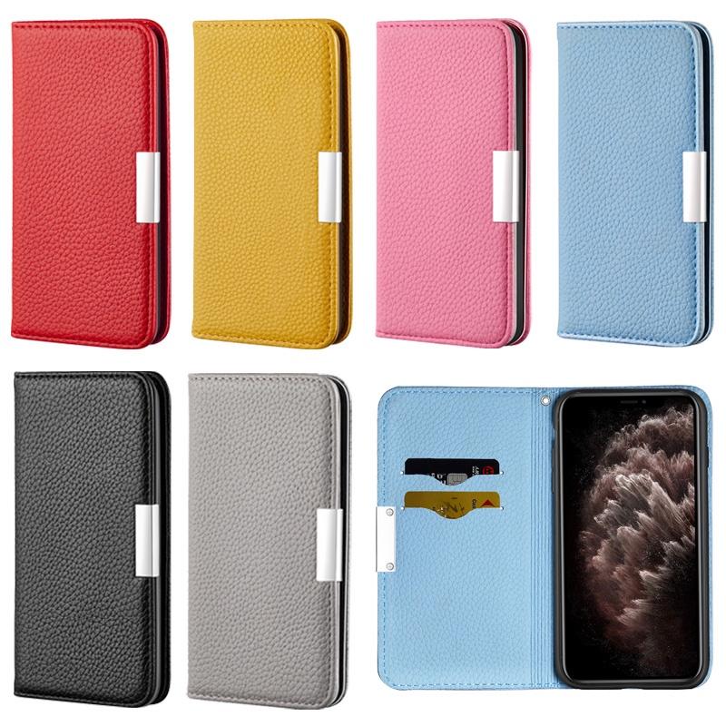 Bao da điện thoại nắp lật kiêm giá đỡ và ví đựng thẻ cho Samsung Galaxy S7 Edge S8 Plus S9 Plus S10e S10 Plus