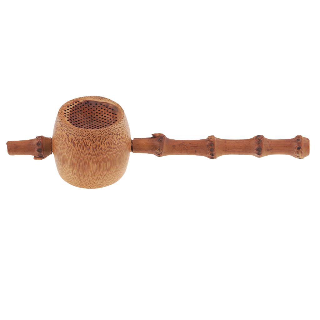 2x Bamboo Tea Strainer Infuser Tea Filter Punch