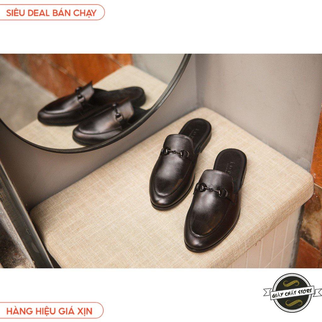 Giày Sục Nam Toroshoes Da Pu Mã M653 Đen 2022 B2