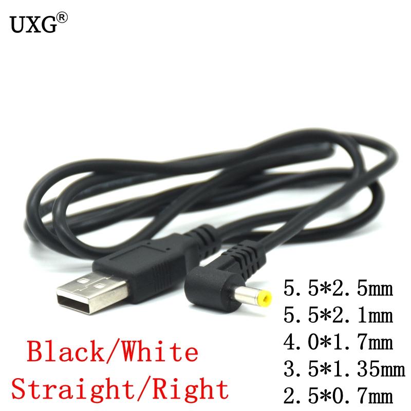 USB 2.0 Type A TO 5.5*2.5mm 2.1mm 4.0*1.7mm 3.5*1.35mm 2.5*0.7mm DC Plug Power Plug with Connector Cable 5v Charging Connector