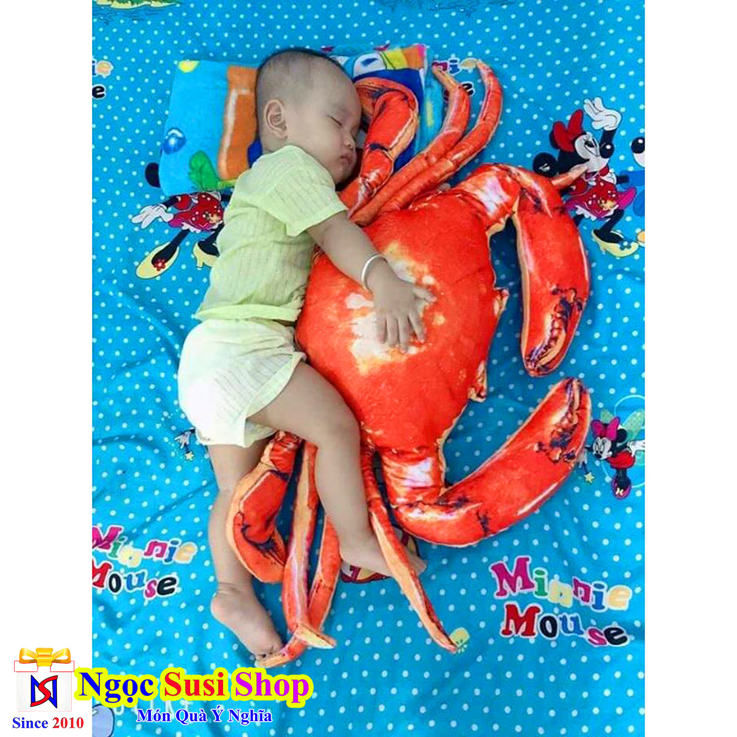 GẤU BÔNG CON CUA ĐỎ CÀ MAU SIÊU TO