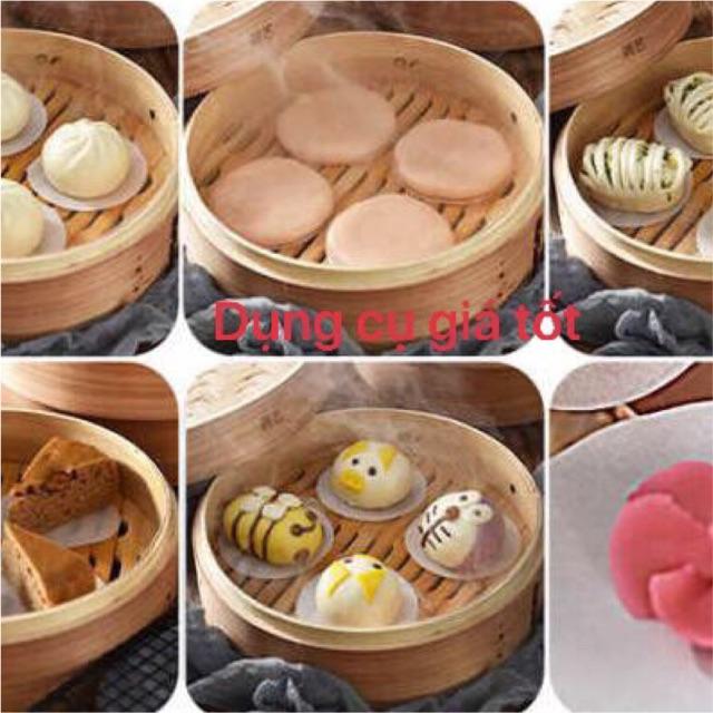 Giấy nến lót bánh bao, bánh trung thu 11cm chống dính