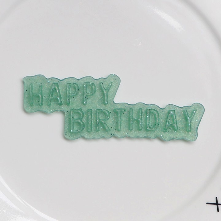 Khuôn silicon Happy Birthday