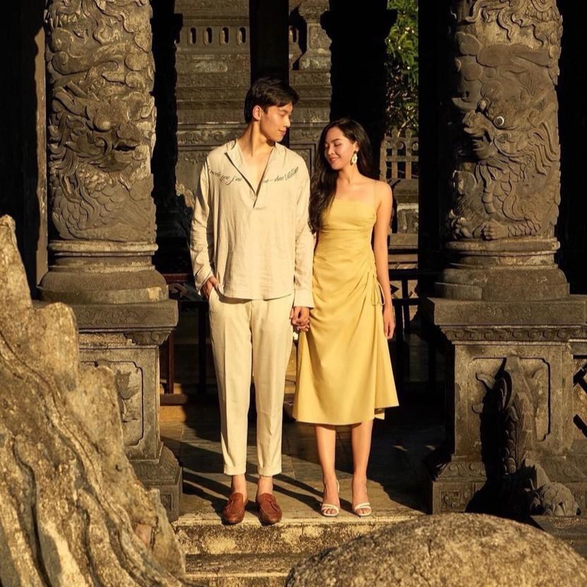 Đầm xòe 2 dây nhún rút