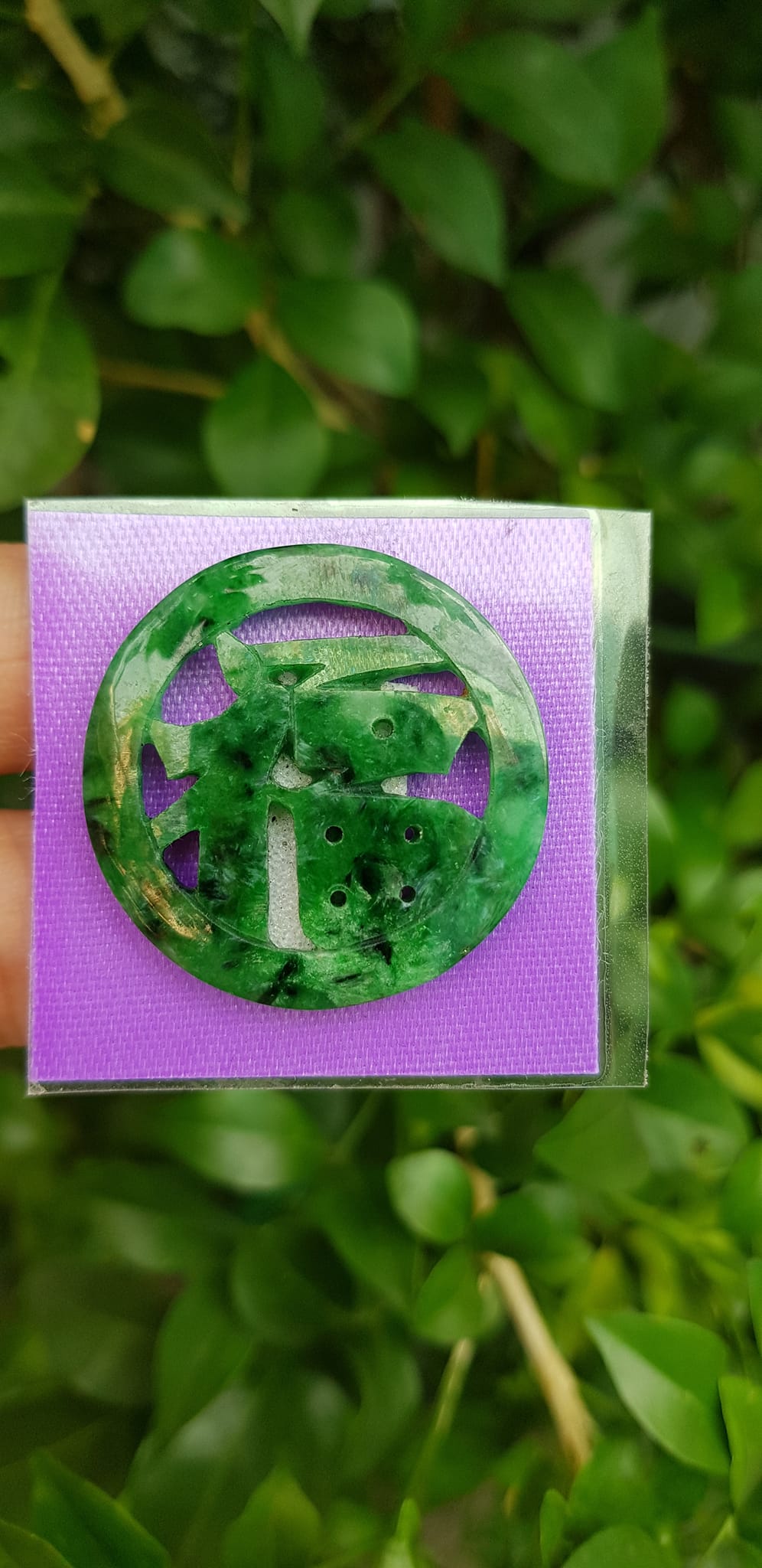 Mặt dây chuyền Chữ Phúc hay Chữ Phước Chất liệu đá cẩm thạch tự nhiên Size đk 31mm x dầy 2mm Anh Chị bọc Vàng lên đeo với dây chuyền của mình vừa đẹp vừa tốt mang chữ Phúc luôn bên mình ý nghĩa phúc đức ạ
