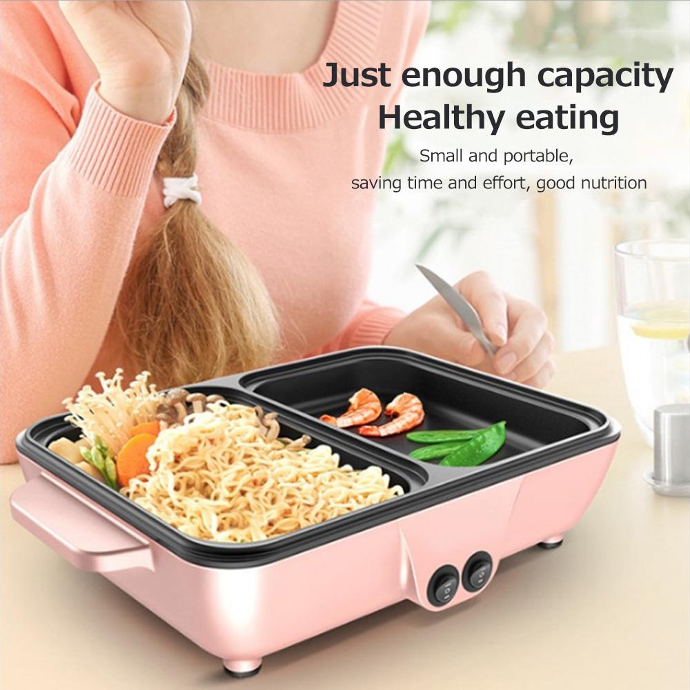 Nồi Lẩu Nướng Điện 2 Trong 1 Đa Năng Vơi 2 Chế Độ Dung Tích 2L Công Suất Cao 1200W