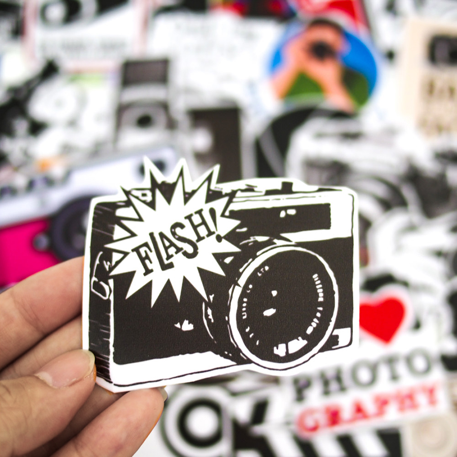 Set 100 Sticker - Camera