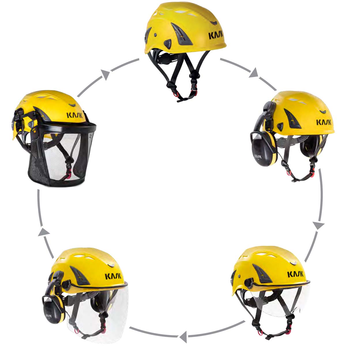 Nón KASK Plasma AQ siêu nhẹ, nhiều màu (Trắng, Cam, Vàng, Đỏ, Xanh Dương, Xanh Lá), chống sốc kèm dây quai nón