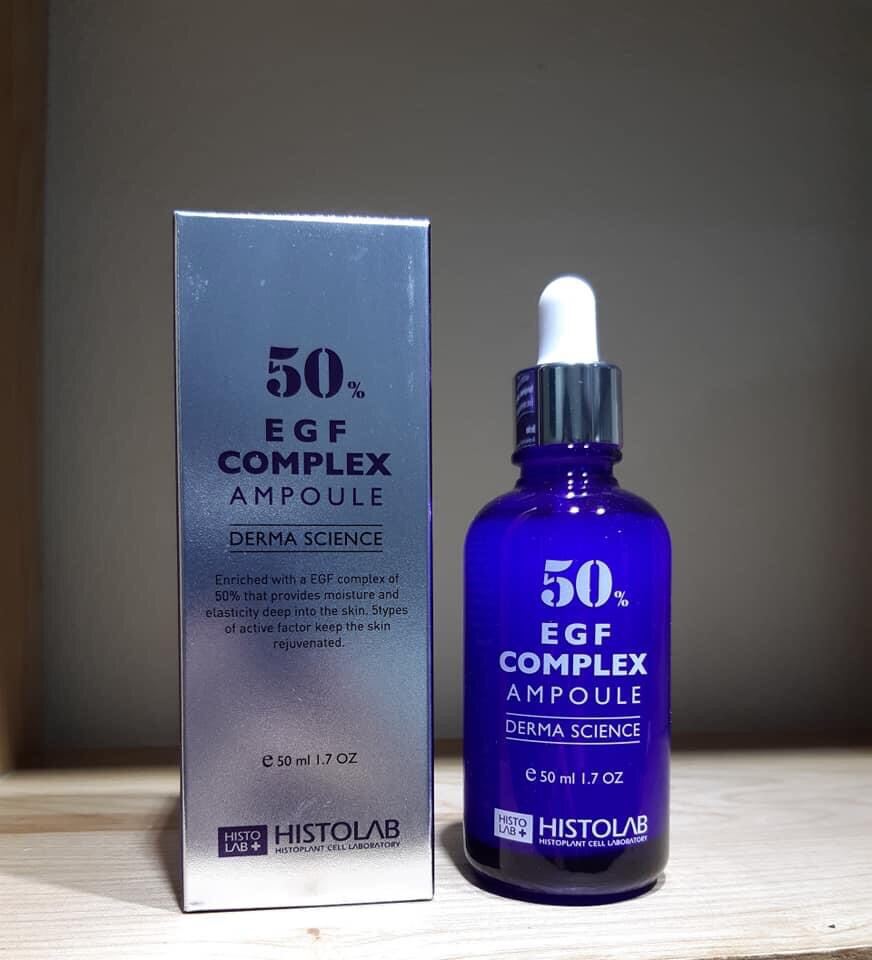 TINH CHẤT TẾ BÀO GỐC TRẺ HÓA DA 50% EGF COMPLEX AMPOULE DERMA SCIENCE