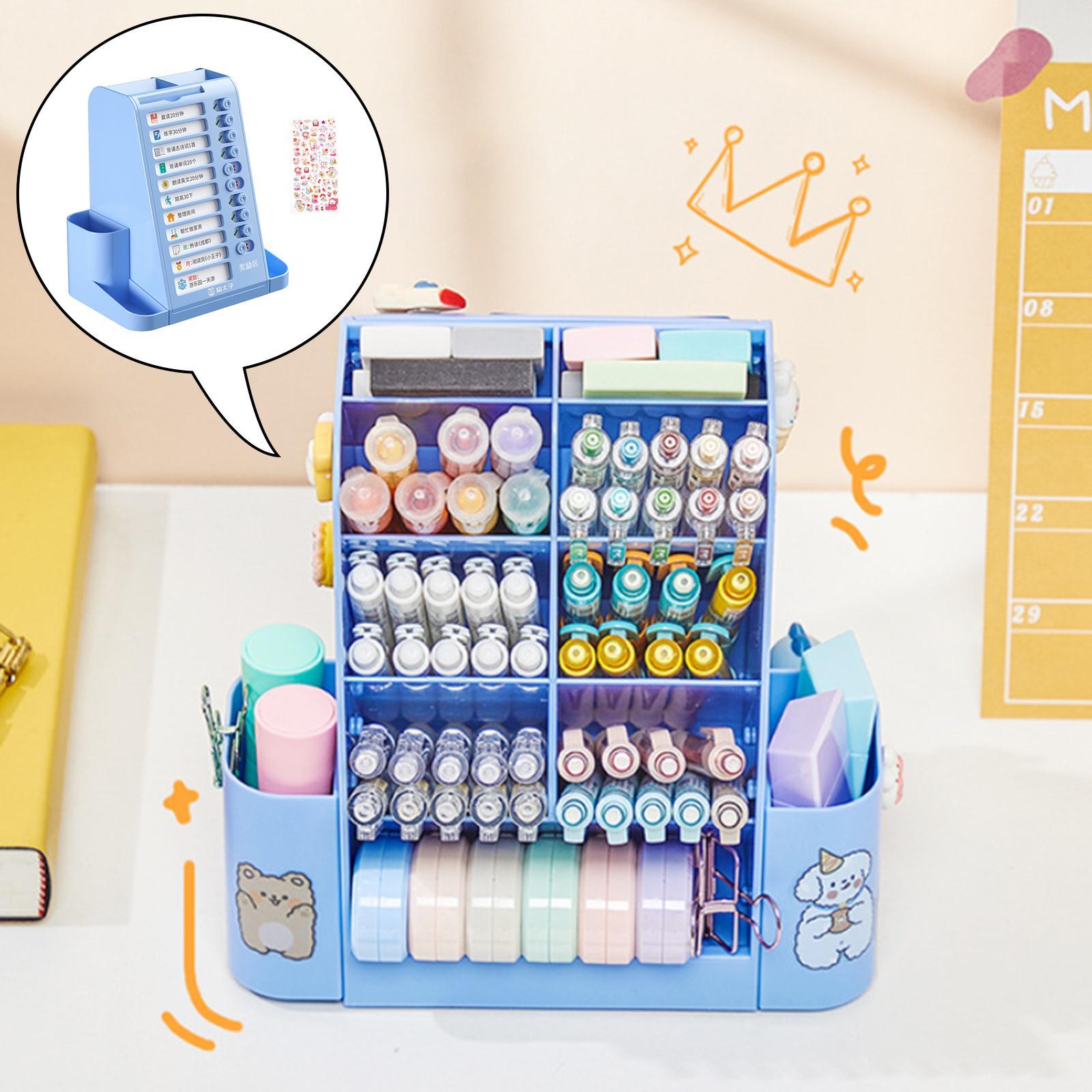 Pen Holder Table Plan Column Display Stand for Birthday Gift Study Room Home