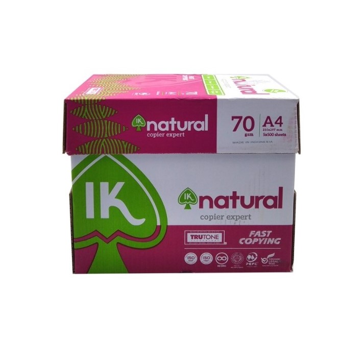 Giấy A4 IK Natural hồng 70gsm