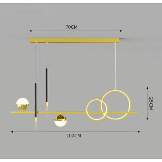 Đèn thả phong cách Bắc Âu cao cấp trang trí nhà cửa sang trọng, hiện đại.