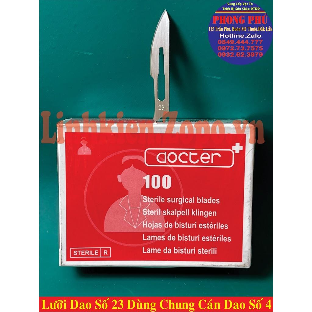 Combo 10 Lưỡi Dao Số 23 dùng Chung Cán Dao Số 4