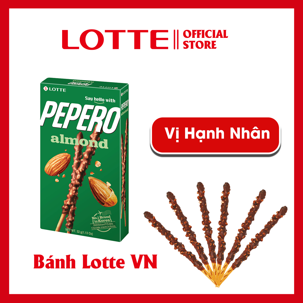 [SỈ/LẺ] Combo 5 hộp Bánh que Lotte Pepero Mix vị ngẫu nhiên