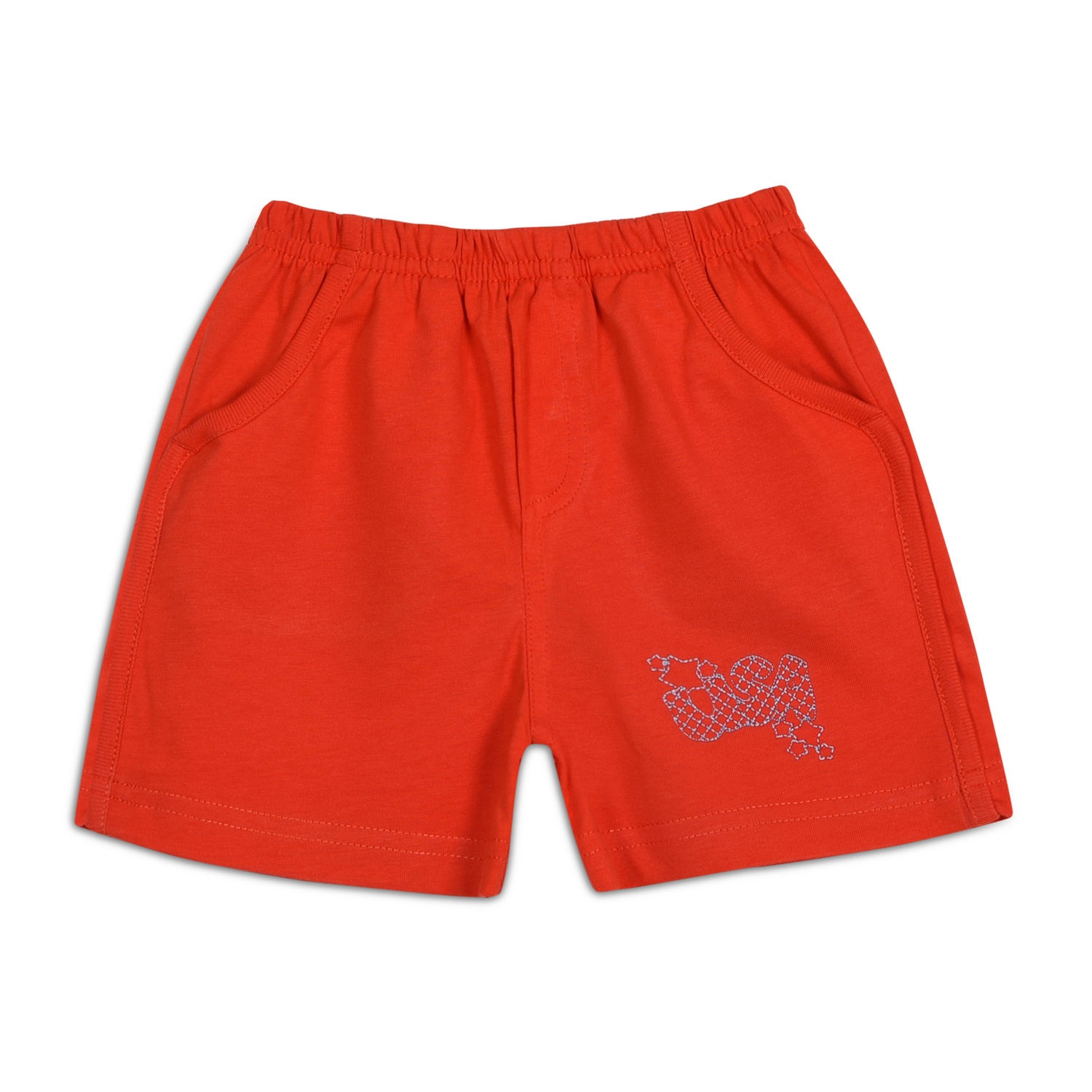 Quần Shorts Unisex Thêu Màu HELLO B&amp;B 0595 - Họa Tiết Ngẫu Nhiên