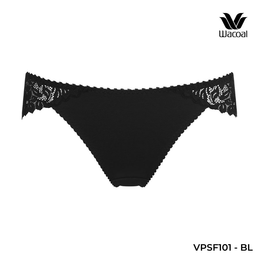 Quần lót Wacoal VPSF101 ren, full mông, bản lưng nhỏ - Lecien