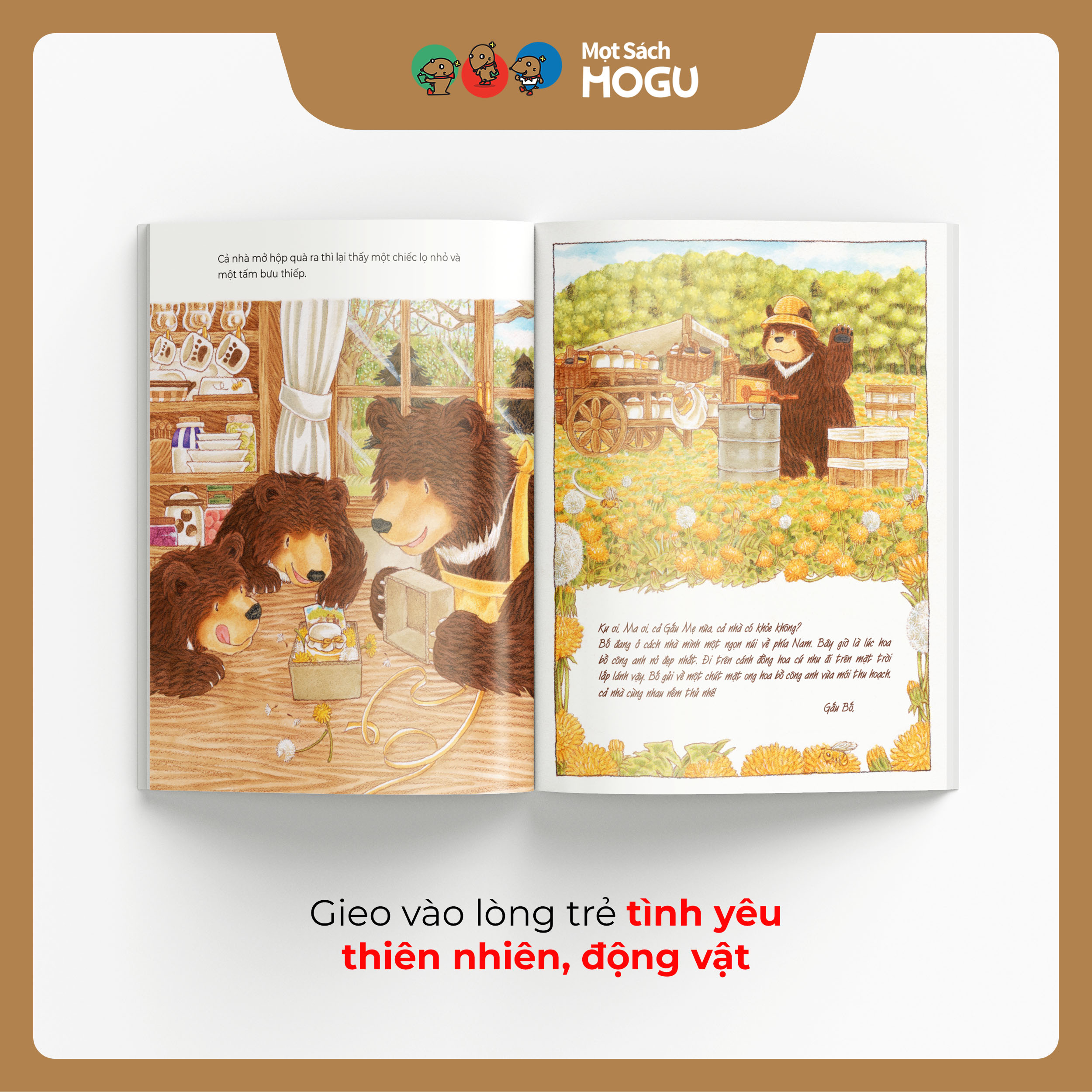 Truyện Ehon bé 3-4-5 tuổi - Tiệm mật ong lừng danh