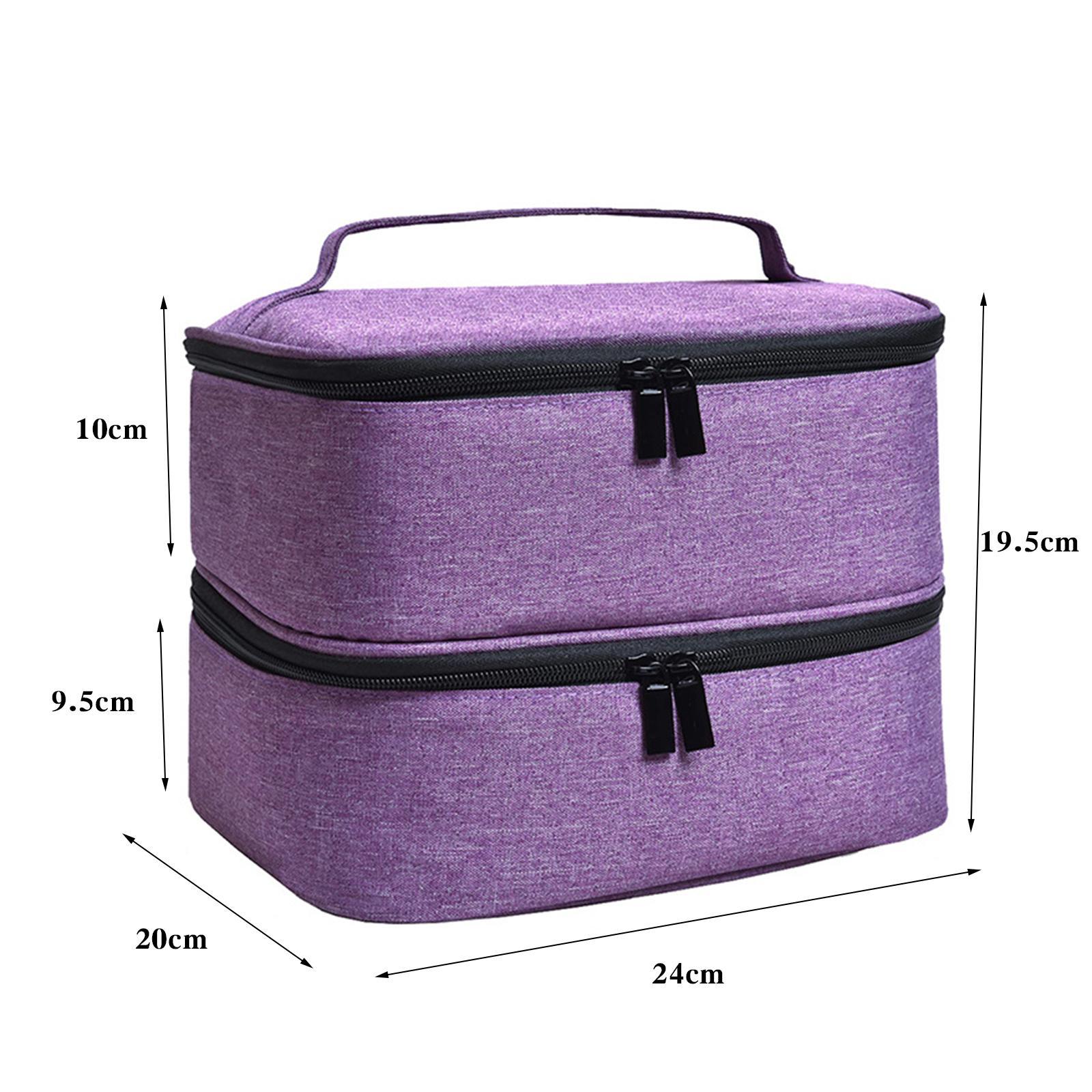 Nail Storage Bag Handbag Convenient for Manicure Accessories Carrying Case Cosmetic Bag