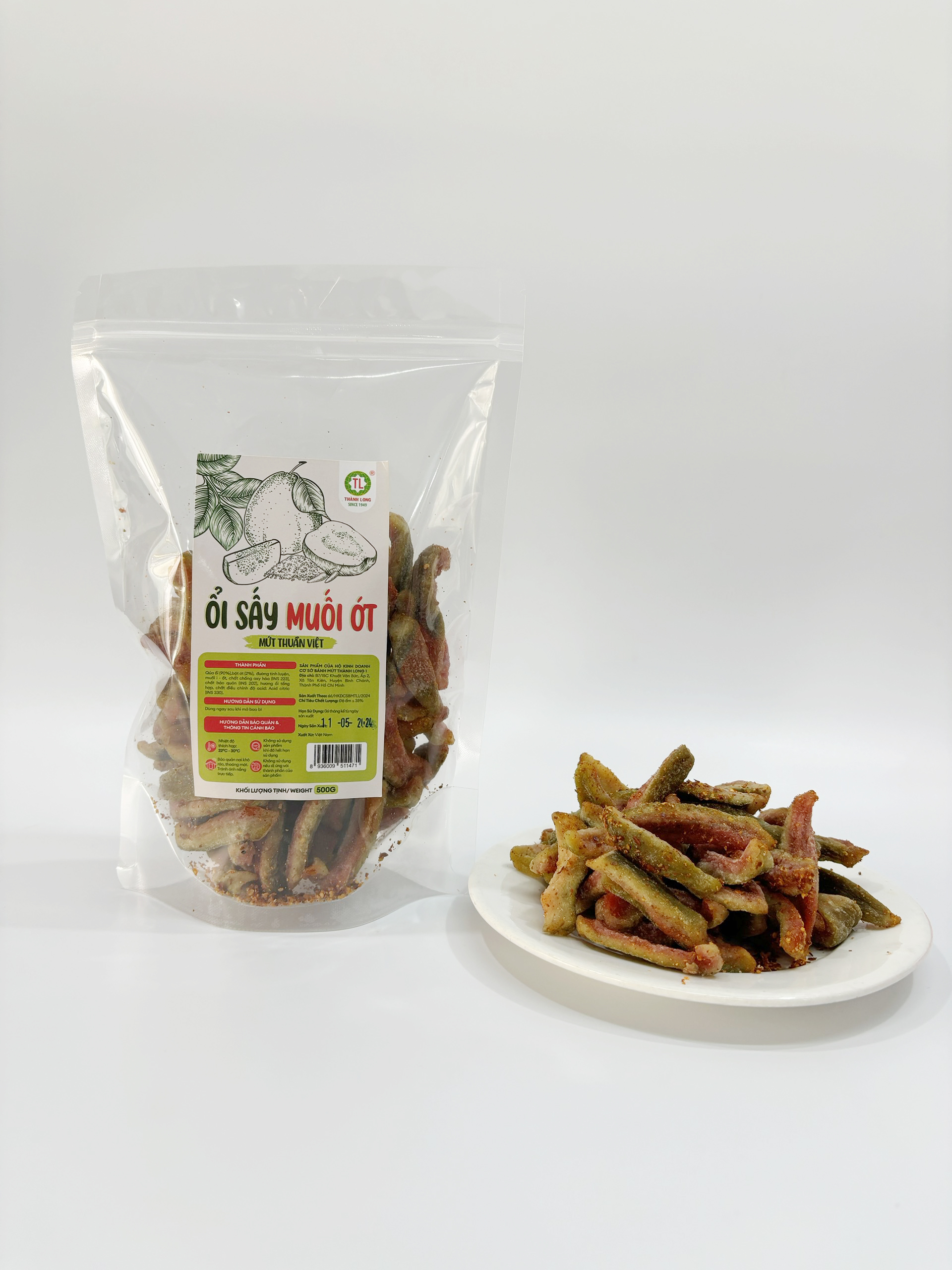 ỔI SẤY MUỐI ỚT - THÀNH LONG 200G/500G