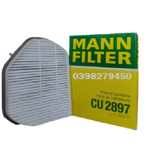 LỌC GIÓ ĐIỀU HÒA MANN FILTER CHO MERCEDES BENZ CU2897 (MÃ: A 202 830 00 18; A 202 830 03 18; A 210 830 06 18; A 210 830)