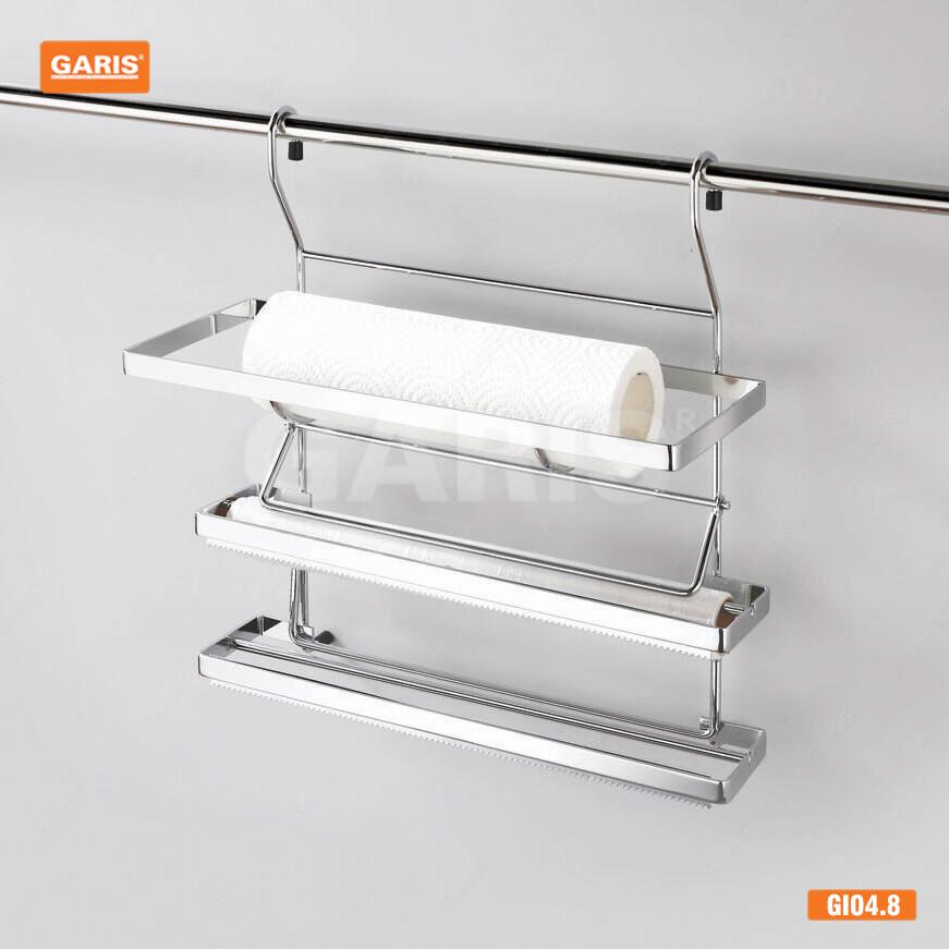 Giá để cuộn giấy, inox 304, mạ chrome Garis GI04.8