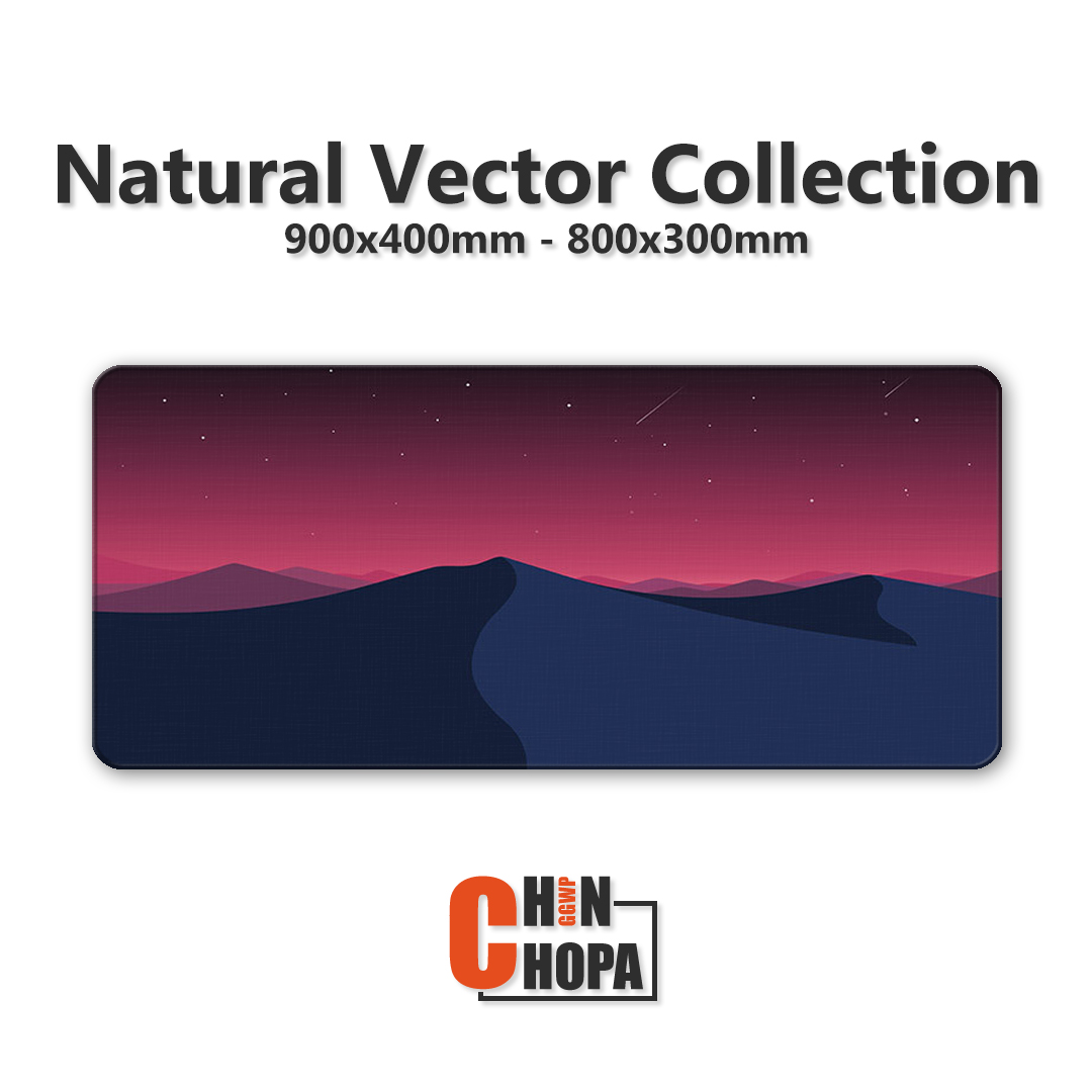 Lót Chuột - Pad Chuột - Mouse Pad - Landscape Vector - Size lớn