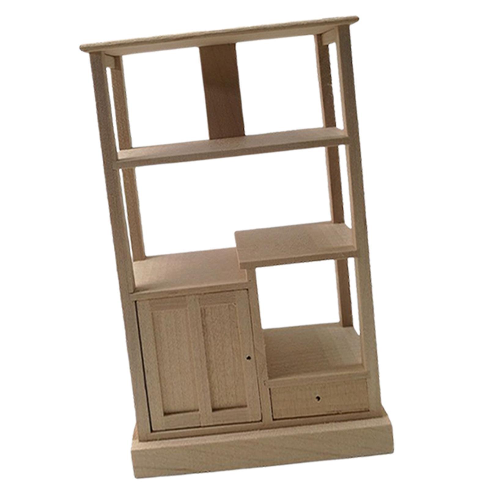 1:12 Scale Display Cabinet  Toy  for Dollhouse Accessories