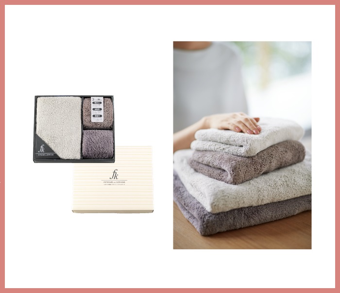 Set 01 chiếc khăn tắm &amp; 02 khăn mặt, chất cotton mềm mại, êm ái, thấm hút mồ hôi tốt, thông thoáng, chống mài mòn hiệu quả - nội địa Nhật Bản
