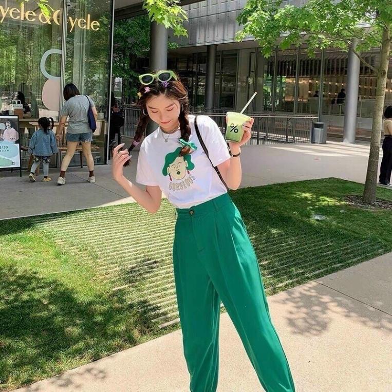Quần baggy gấu lệch HOT TREND 2021 Quần jogger cá tính, năng động, trẻ trung cho mọi chị em