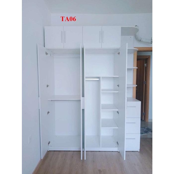 Tủ quần áo thiết kệ hiện đại - Tủ quần áo gỗ MDF TA06 - Nội thất lắp ráp Viendong Adv