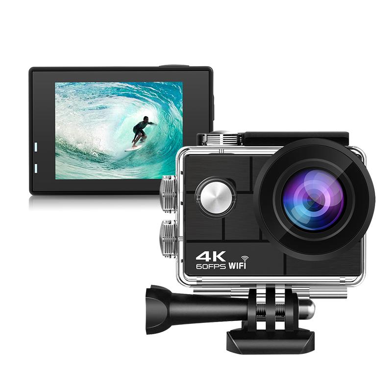 Camera hành động Ultra HD 4K / 60fps WiFi 2.0 "170d Video mũ bảo hiểm không thấm nước dưới nước GO S8 CAM