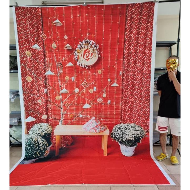 Phông nền decor Tết