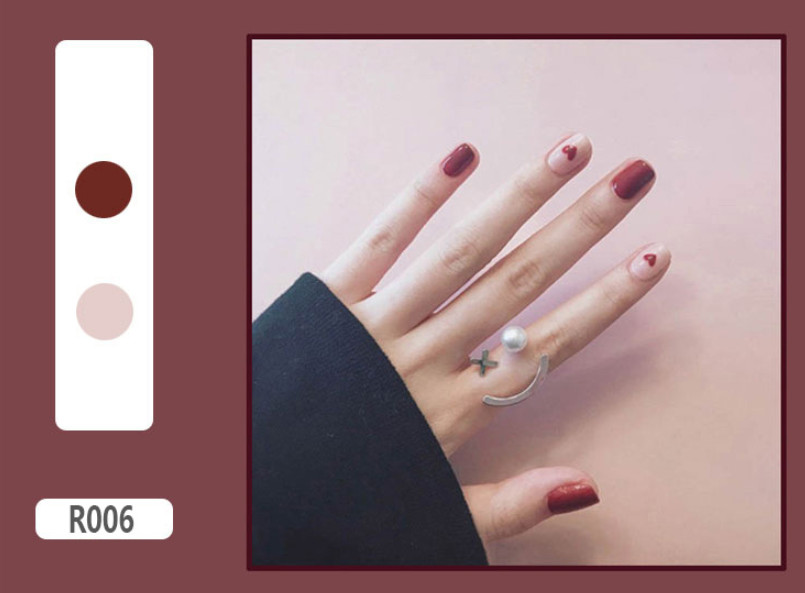Bộ 24 móng tay giả nail thơi trang
