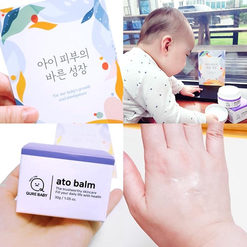 Sáp Dưỡng Ẩm QURE BABY mềm mịn da cho bé - Ato Balm