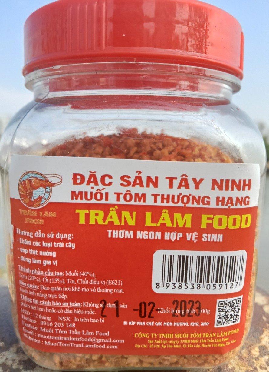 [OCOP] Muối tôm thượng hạng Trần Lâm Food hũ 100g - combo 12 hũ