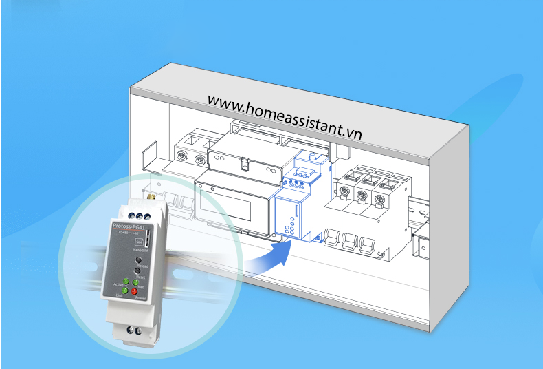 Bộ Định Tuyến Sim 4G LTE Sang RS485 Modbus Elfin PG41