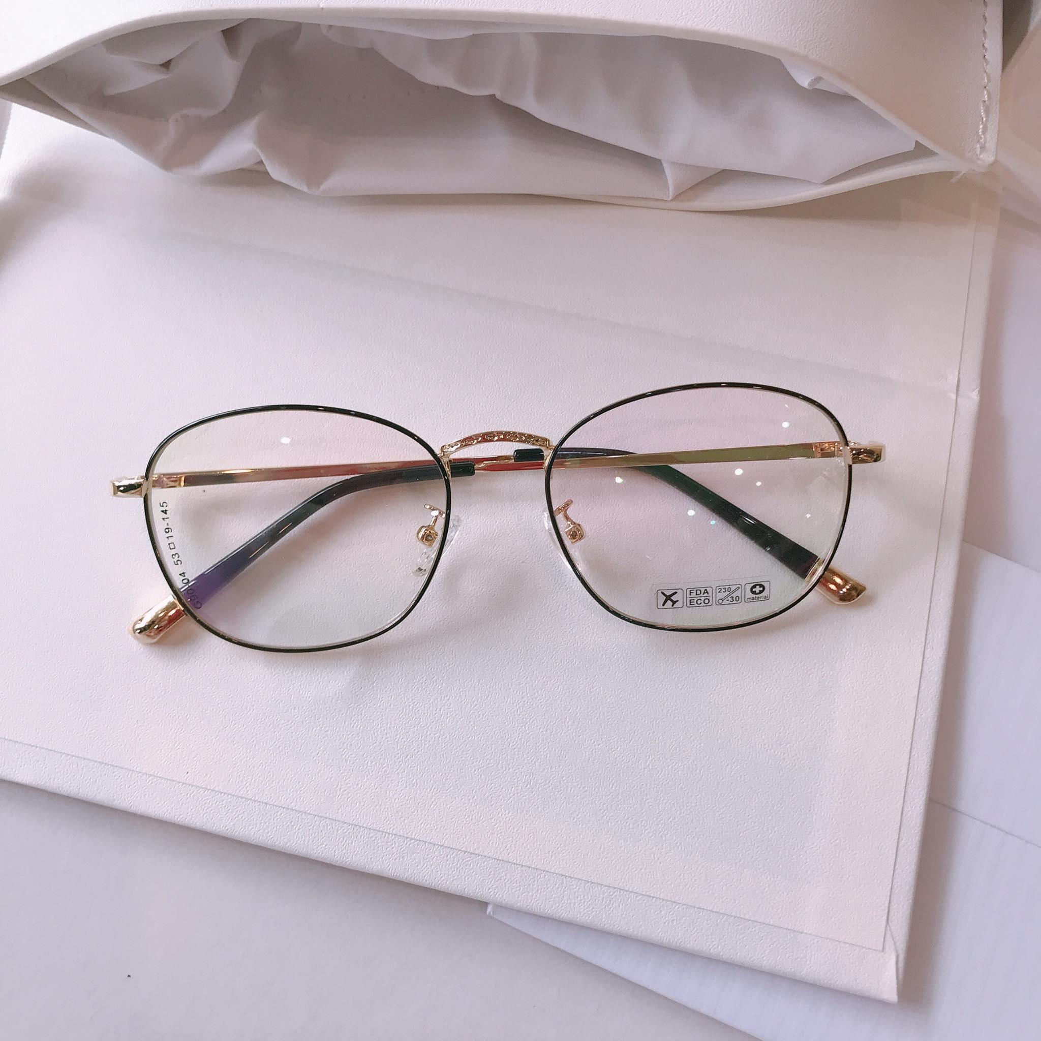 Kính gọng vintage kim loại Hàn Quốc G90.04