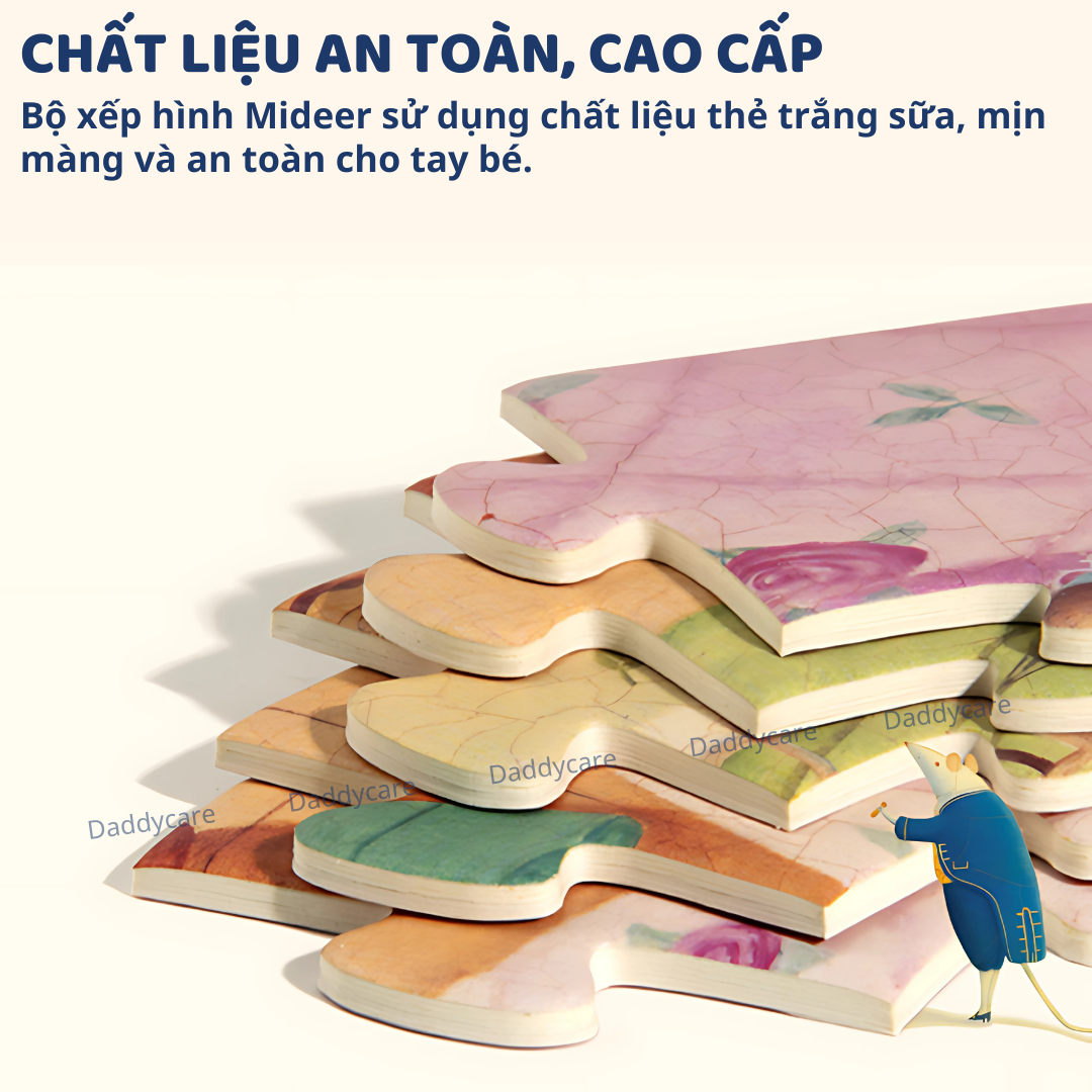 Xếp Hình cổ tích Cho Bé Mideer Artist's Fairy Tale Puzzle , Đồ Chơi Giáo Dục Trẻ Em