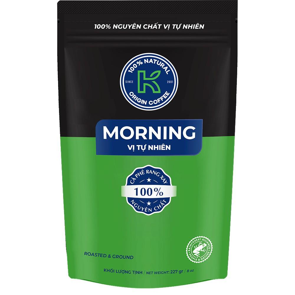 [Giao Nhanh HCM] Cà Phê Rang Xay K Coffee Morning (227g/Gói)