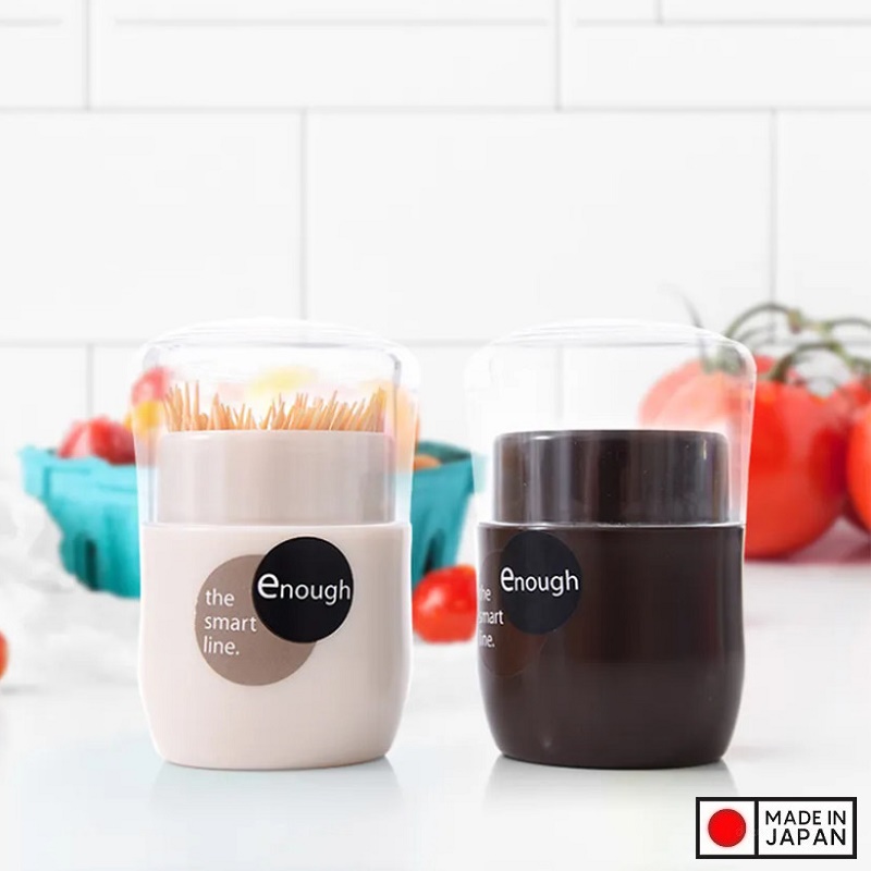 Hộp đựng tăm 80ml kiểu dáng nhỏ gọn tiện lợi khi sử dụng trong nhà bếp - nội địa Nhật Bản