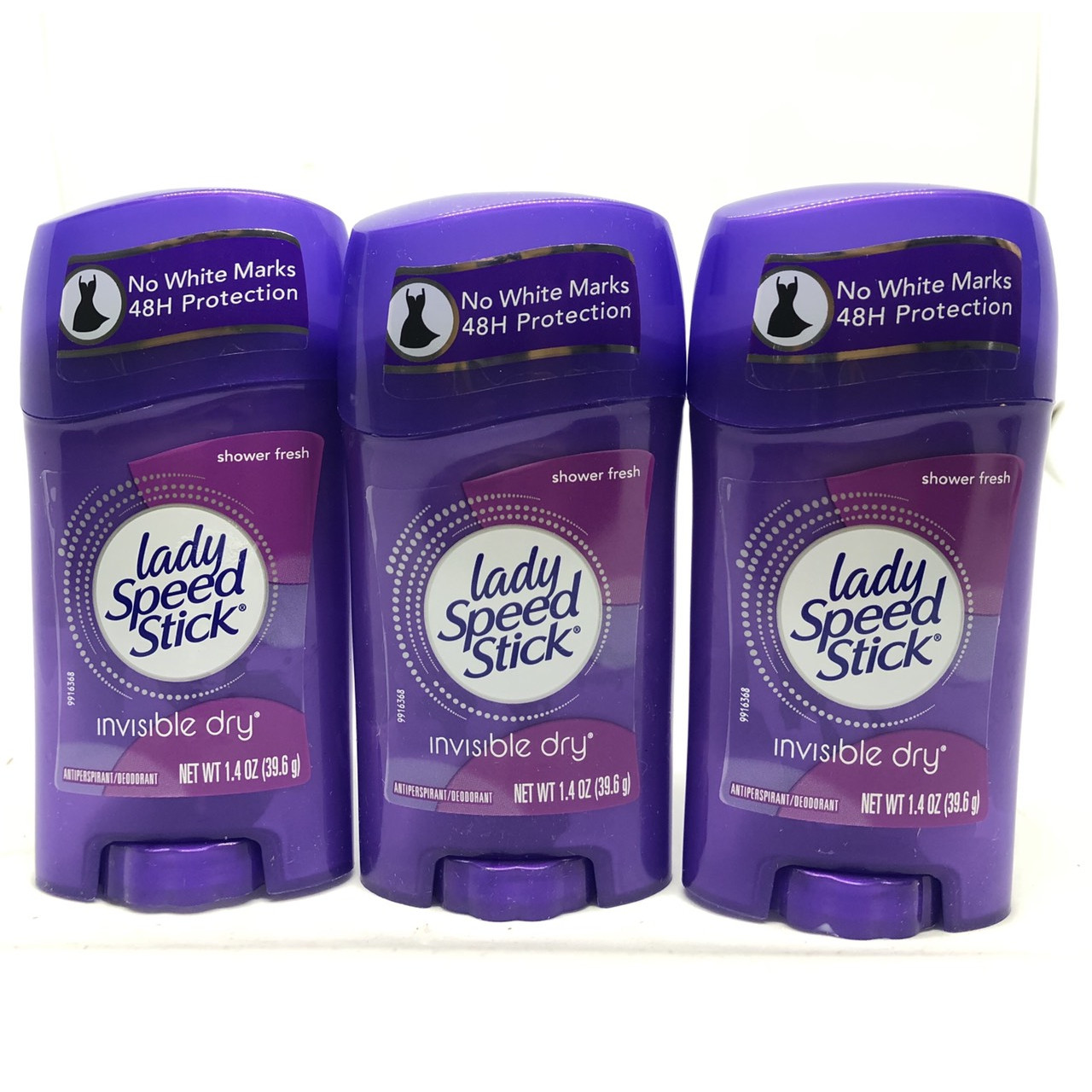 SET 03 CHAI LĂN KHỬ MÙI LADY SPEED STICK INVISIBLE DRY 39.6GR CỦA MỸ