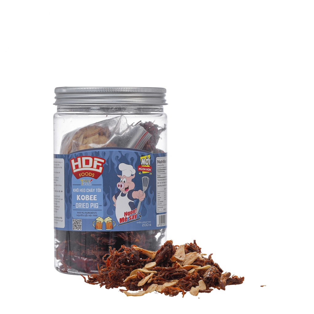 Khô heo cháy tỏi KOBEE 200G