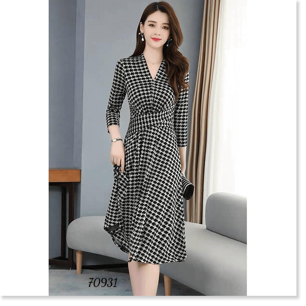 ĐẦM XÒE LỤA QUA GỐI HỌA TIẾT CỰC ĐẸP DÀNH CHO CÁC QUÝ CÔ KHANH AN STORE