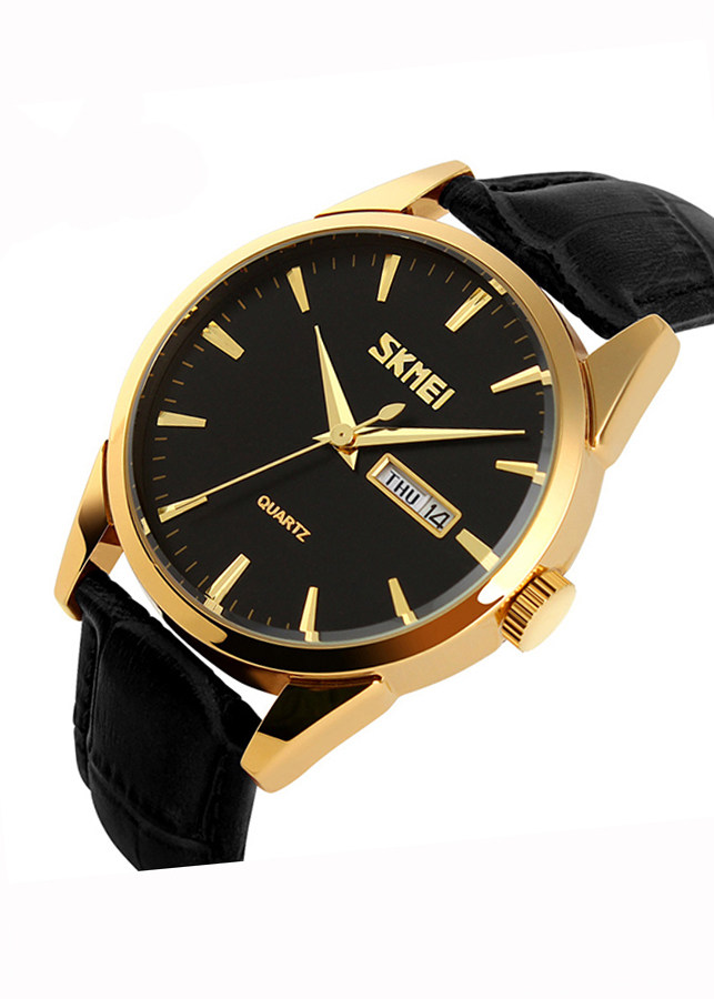 Đồng hồ nam dây da Skmei 9073