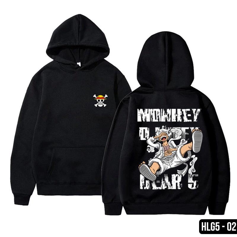 HOT Áo hoodie one piece, áo khoác áo hoodie onepiece in hình luffy gear 5 mẫu mới cực ngầu - Mẫu 6, Mẫu 6