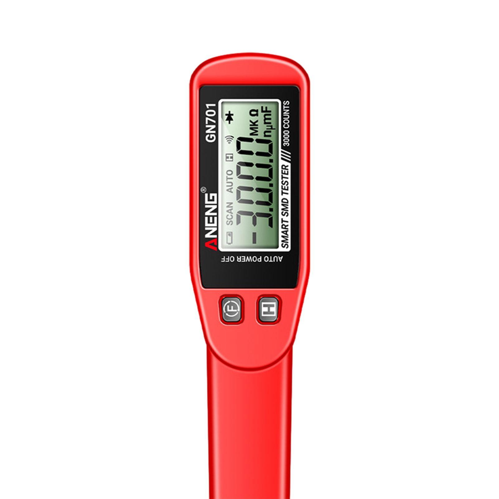 Digital SMD Tester/ Resistance Capacitance Meter/ LCD Screen Handheld Continuity Resistor Tester Multimeter